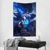 Anime Comics PeripheralsSolo Leveling Tapestry Room Decor Wall Cloth Party Hanging Background Room Decor Baby Room