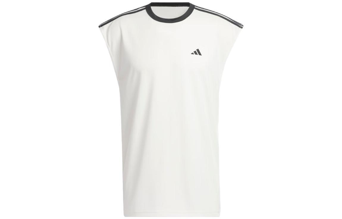 adidas Side Stripe Logo Print Basketball Tank Top IL2293 XL