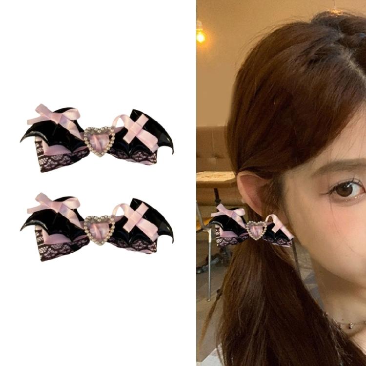 2Pcs Bows Hair Barrettes Hairpin Alligator Clip Trendy Hair Accessory For Birthdays Weddings And Holiday Event