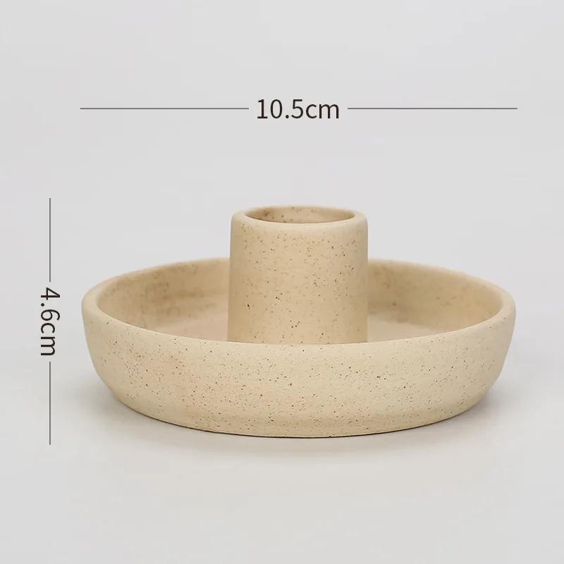 NEW Ins Creative Nordic Ceramic Aromatherapy Candle Stand Wholesale Vegetable Burning Home Decoration Desktop Ornament