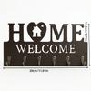 6 Hooks Wall Mount Key Rack Nordic Style Wall Decorative Hook Key Storage Holder  Housewarming Gift