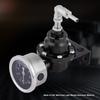 Universal Aluminum Car 160psi Adjustable 1: 1 Fuel Pressure Regulator Oil Gauge Kit (Black)