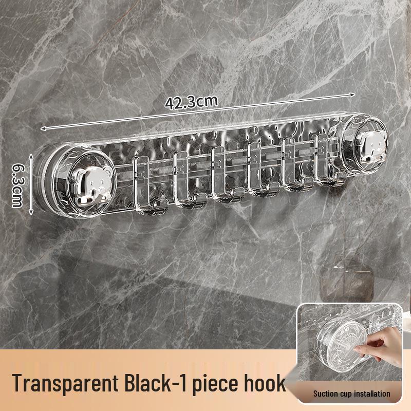 Strong Suction Cup No-Drill Wall-Mounted Bathroom Hook