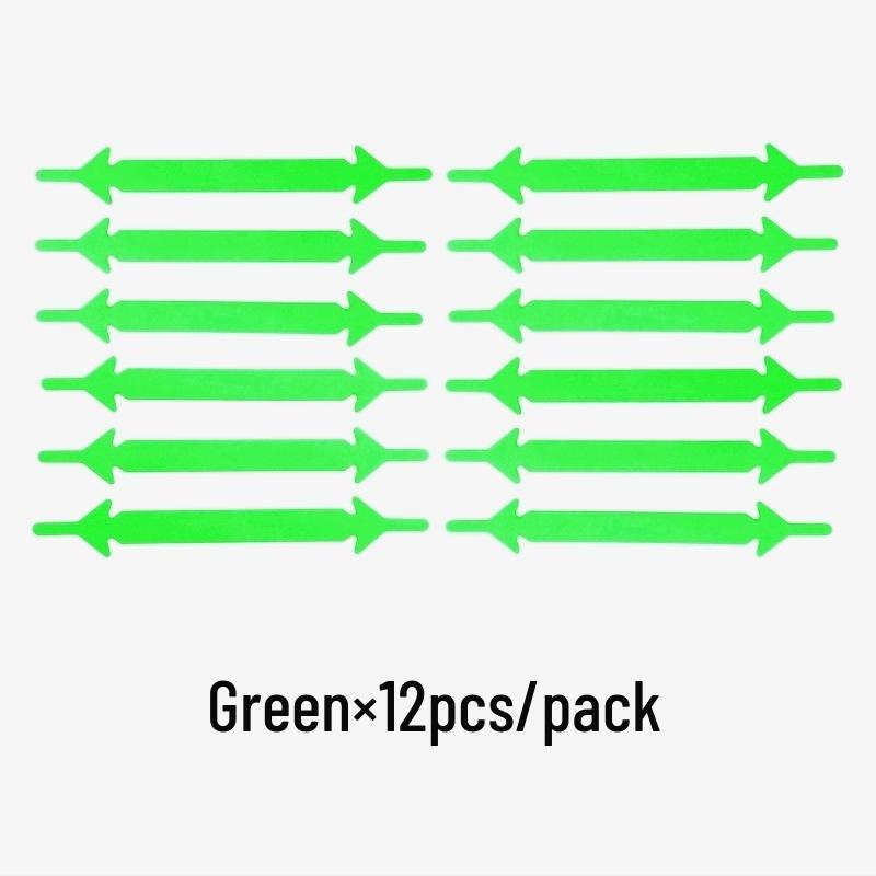 Silicone No-Tie Elastic Shoelaces for Casual Sneakers & Canvas Shoes