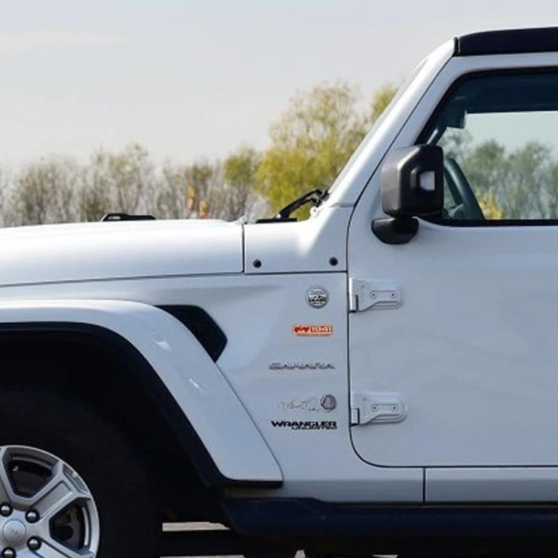 1 Pezzo Emblema Metallo 3D 4X4 Trail Rated Logo Distintivo Adesivo Auto Per Renegade Wrangler jK Grand Cherokee Styling Auto Accessori Auto