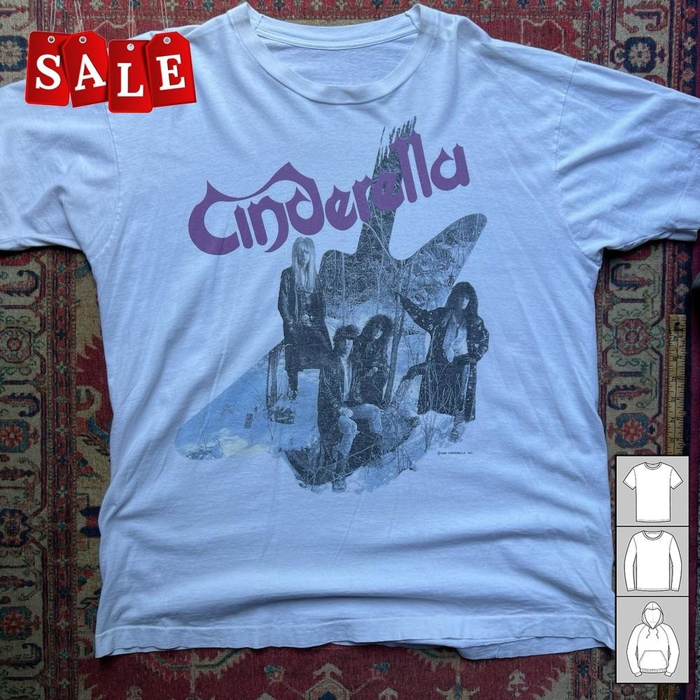 

New Vintage Cinderella Band 1988 Gift For Fans Unisex S5XL Shirt BI254 Unisex T-Shirt M
