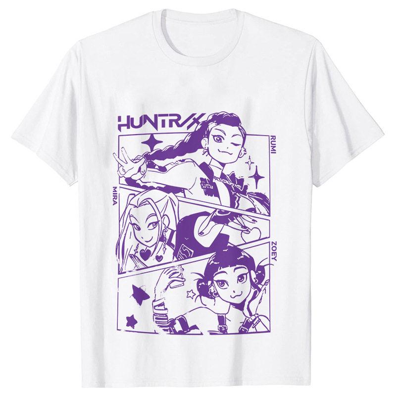 2026 summer new Hunting Witch Girls Popular Movie UnisexWomen AllPurpose ShortSleeved TShirt EU Size Adult Modal Shirt