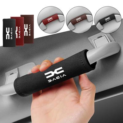 Housse de protection Manivelle de poignée de porte Accoudoir de toit de voiture Accessoires Autocollants Pour Dacia Duster Logan Sandero Lodgy Dokker Stepway Mc