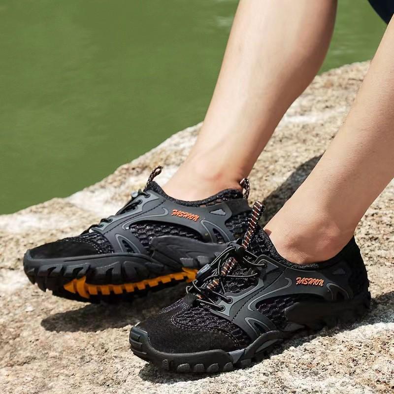 2024 Men's Breathable Mesh Hiking Shoes - Autumn Outdoor Sports Wading Footwear