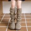Girls Socks Spring Fall Korean Flipped Calf Sleeve Children Warm Autumn Winter Piled Socks Twisted Sock Sleeve