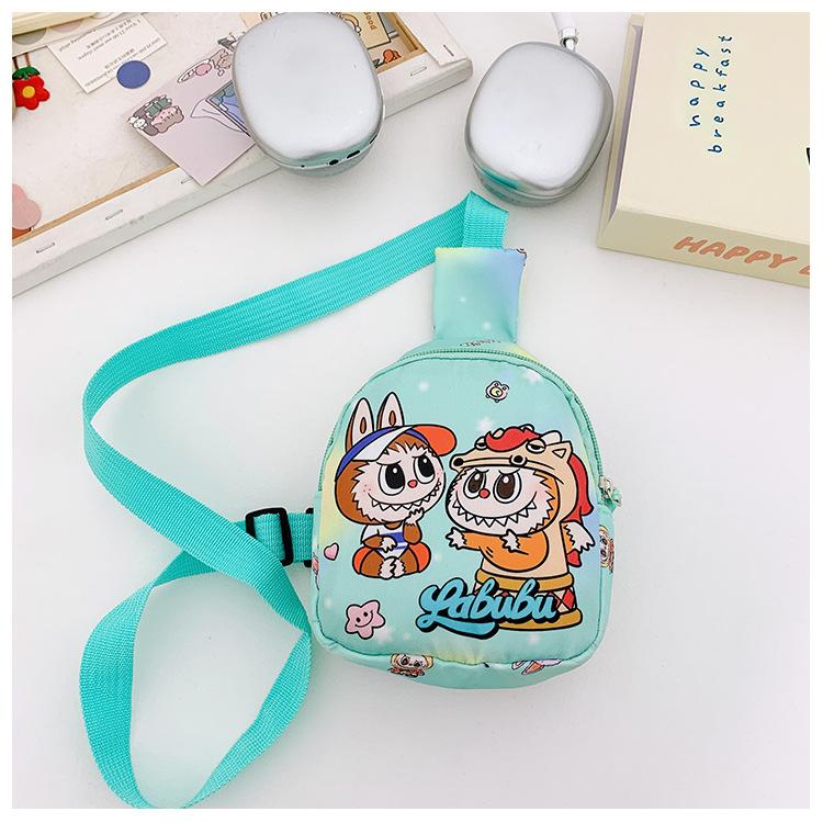 School bag Rab cloth breast bag casual accessories storage change bag cute cartoon shoulder messenger bag