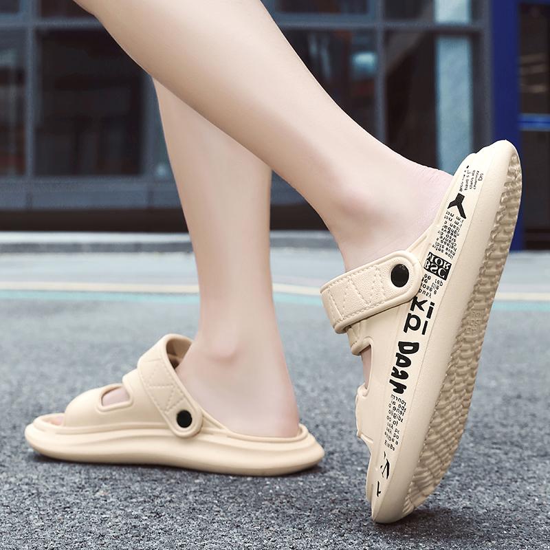 Fashion Breathable Men Slippers Comfortable Man Beach Sandals Non-slip Lightweight Male Walking Shoes Summer Outdoor Man Casual Shoes