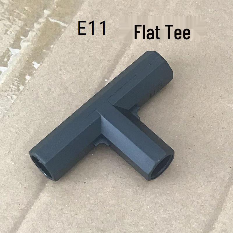 Right-Angle Three-Way Greenhouse Heating Tent Connector for Gardening Tools.