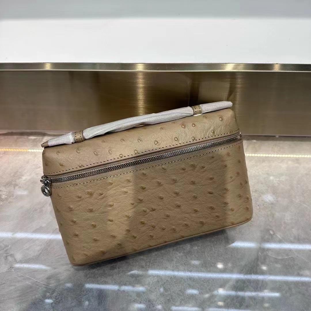 

Сумка L19 из натуральной кожи с рисунком под страуса - Стиль Gigi: Универсальная сумка-коробка для ношения на плече или через плечо