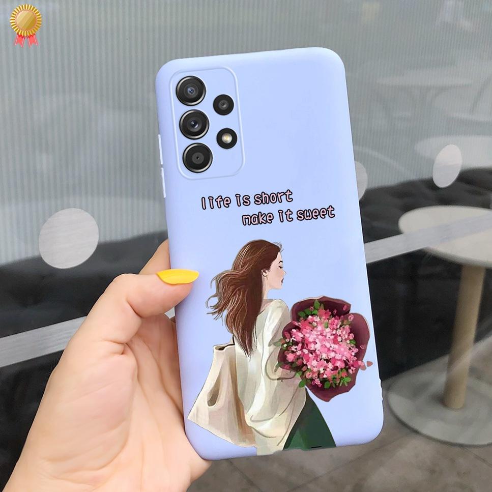 For Samsung Galaxy A23 5G Case Fashion Cute Clear Mate Men Women Soft TPU Silicone Phone Covers For Samsung Galaxy A23 4G Fundas