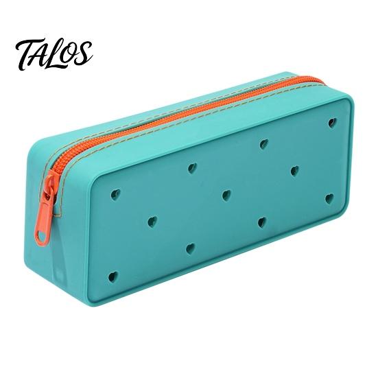 Silicone Stationery Bag Pencil Case, Cute Heart Star Shape Large Pouch, Capacity Pouch Soft Pen for Students, School Organizer Case