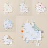 Soft Baby Toy And Fabric Comforter With Teether For Newborn Soothing