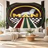 man truck Wall Tapestry, Soft Fabric Wall Hanging, Decorative Backdrop For Bedroom Home Wall Art