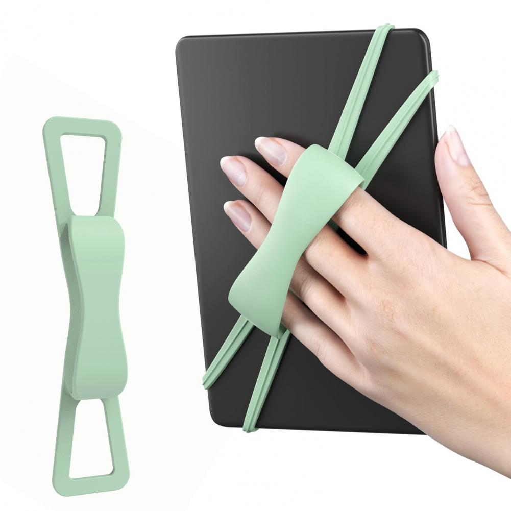 Řemínek na ruku pro čtečku e-knih Univerzální silikonový řemínek na ruku pro tablety Kindle Bezpečný lehký držák na prsty pro e-knihy