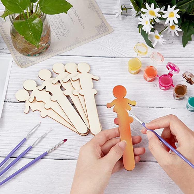 Wooden for DIY Painting Crafts, Wood Discs for Kids