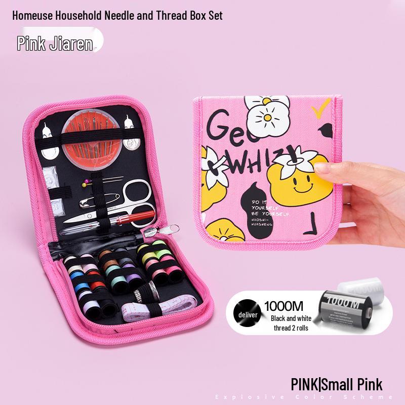 High-Capacity Handmade Sewing Kit: Deluxe Needle and Thread Pouch for Home & Travel