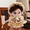 Maid Costume Plush Dolls Cartoon Skirt Camellia Cotton Dolls Halter Dress  Doll Decoration