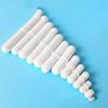 10Pcs 6-15mm Magnetic Stirrer Mixer White Laboratory Stir Rod  Lab Supplies