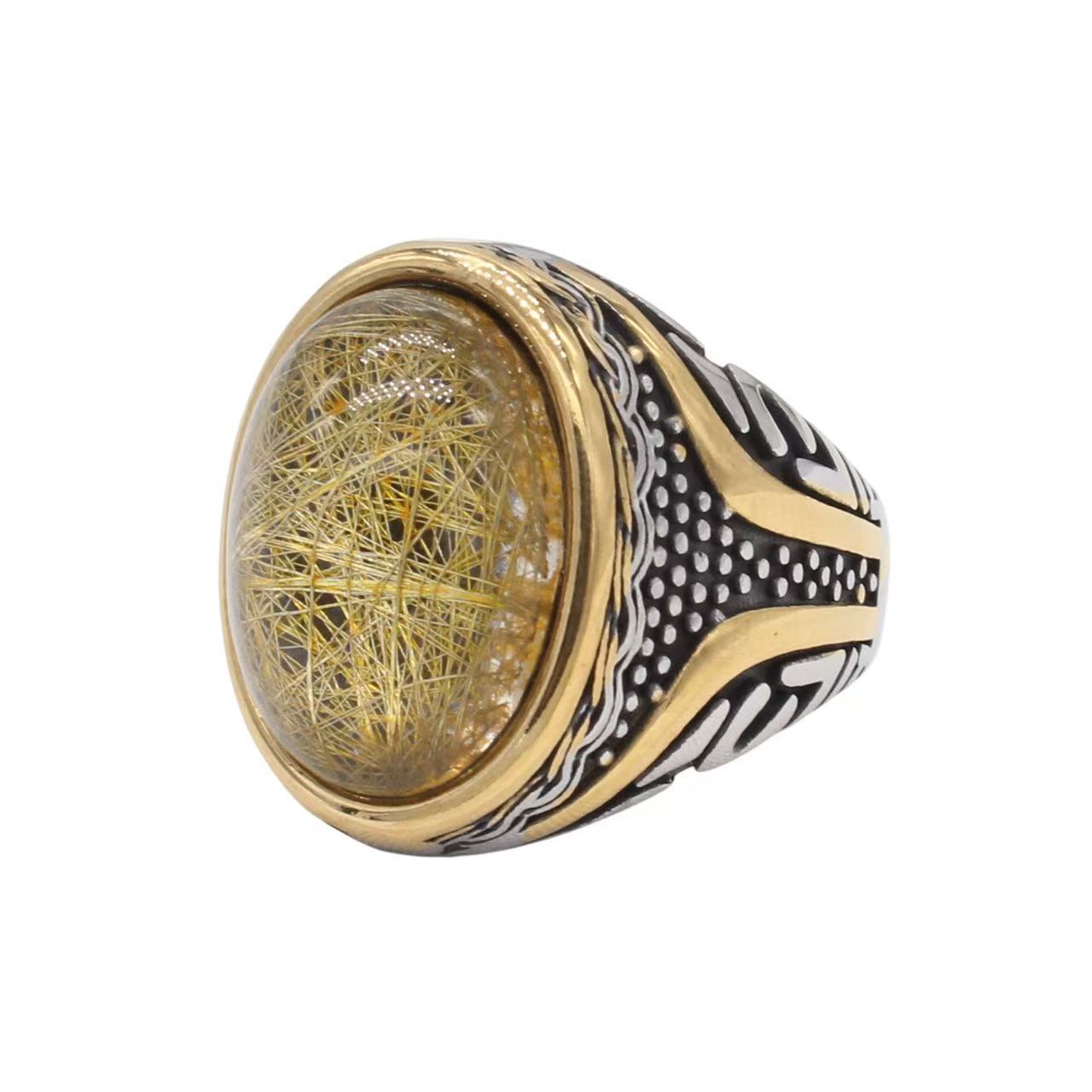 

2025 Персонализированные Ретро Кольца с Инкрустацией Цирконами для Мужчин и Женщин, Ювелирные Подарки 12