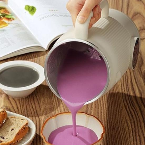 8-In-1 Automatic Nut Milk Maker 40Oz 1.2L Large Capacity Soy Milk Machine Homemade Oat Milk Complementary Food Machine with Delay Start Self Cleaning