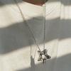 Simple Trendy Star Hollow Choker Necklace Pendant Neck Jewelry Accessories Women Men's Party Chain Necklace