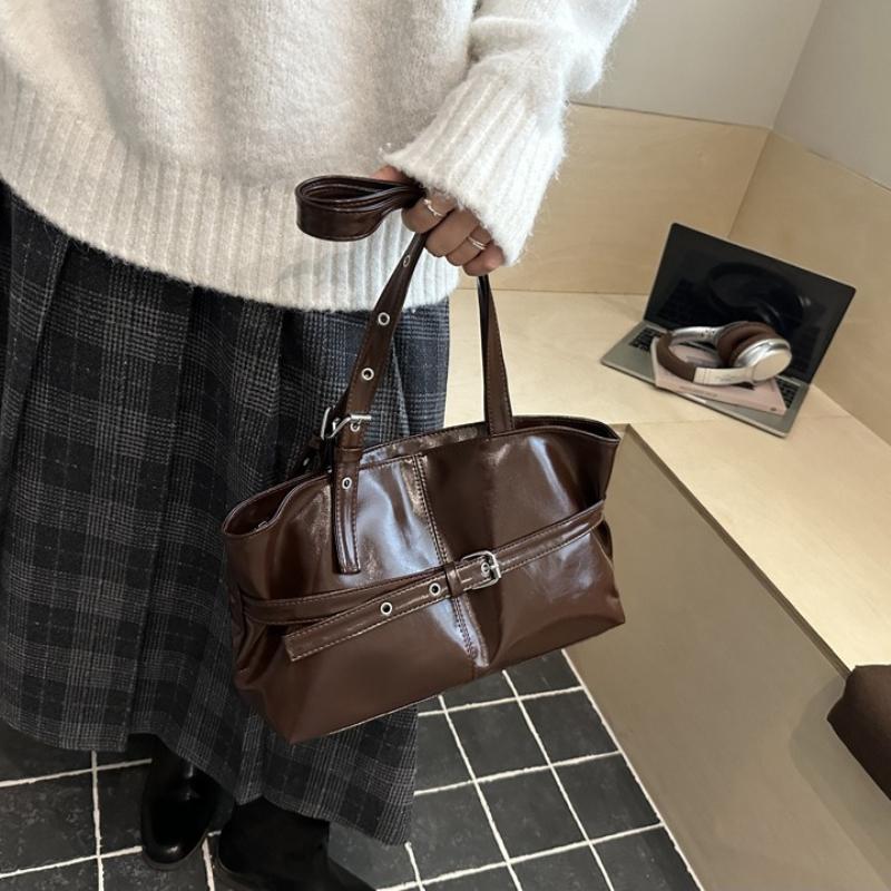 2026 Neuer Stil Damen Retro Minimalistisch Tragetasche Schultertasche 2026 Herbst Große Kapazität Pendler Obergriff Handtaschen für Damen