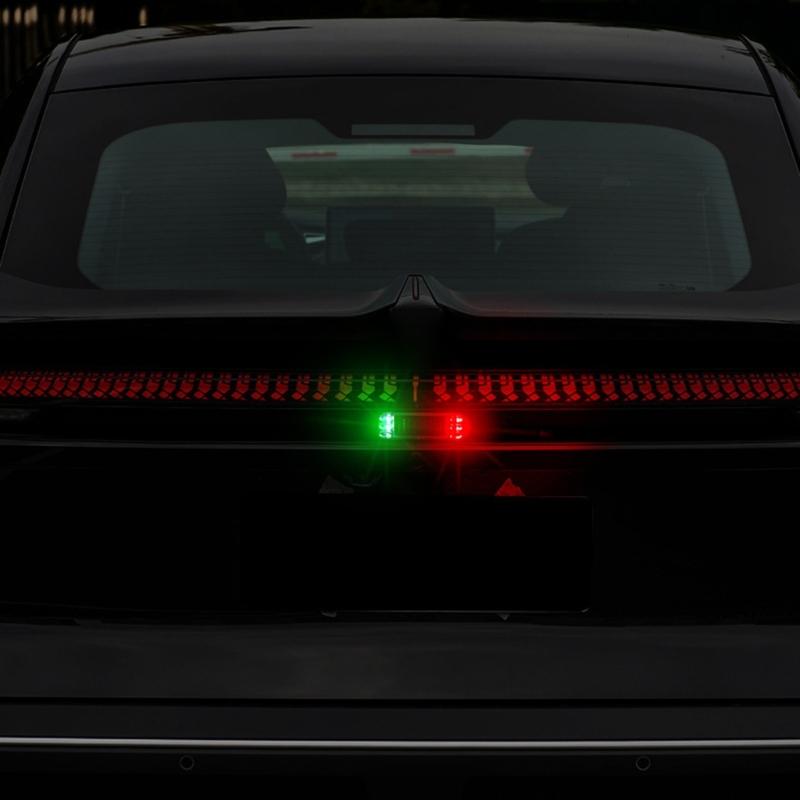 LED Solar Power Car Warning Light Anti Theft Caution Lamp Enhanced Visibility Bike Light Simple Installation for
