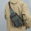 Men's Outdoor Chest Bag - Stylish Nylon Crossbody Bag  Casual Multi-Functional Sports Sling Bag