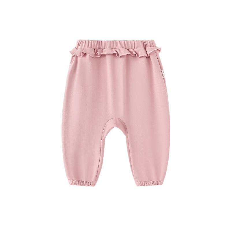 

Babylove Girls Cotton Ruffle Trim Cuffed Pants 90