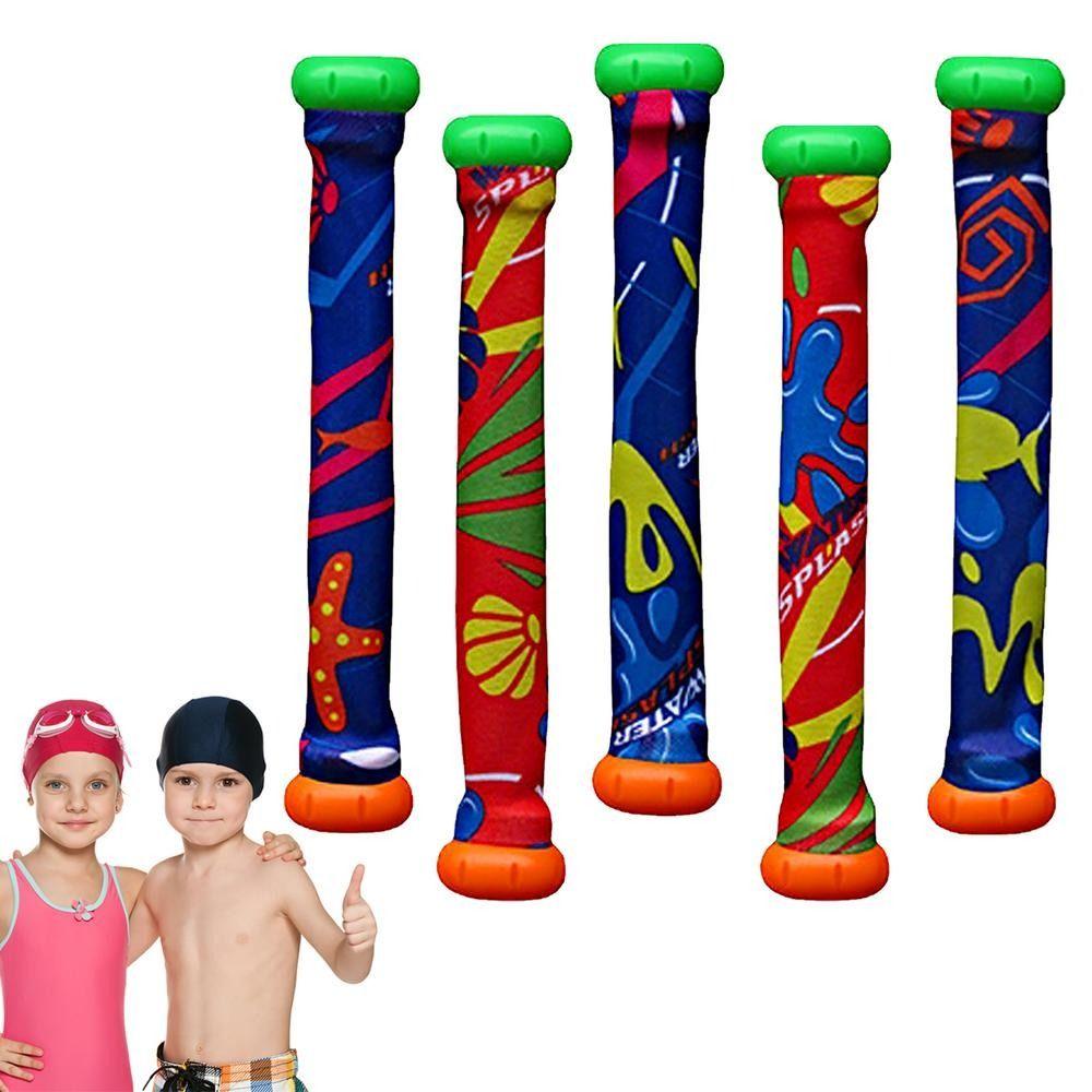 5PCS Underwater Sinking Diving Stick Toy Visual Development Pool Diving Toys Children Gift