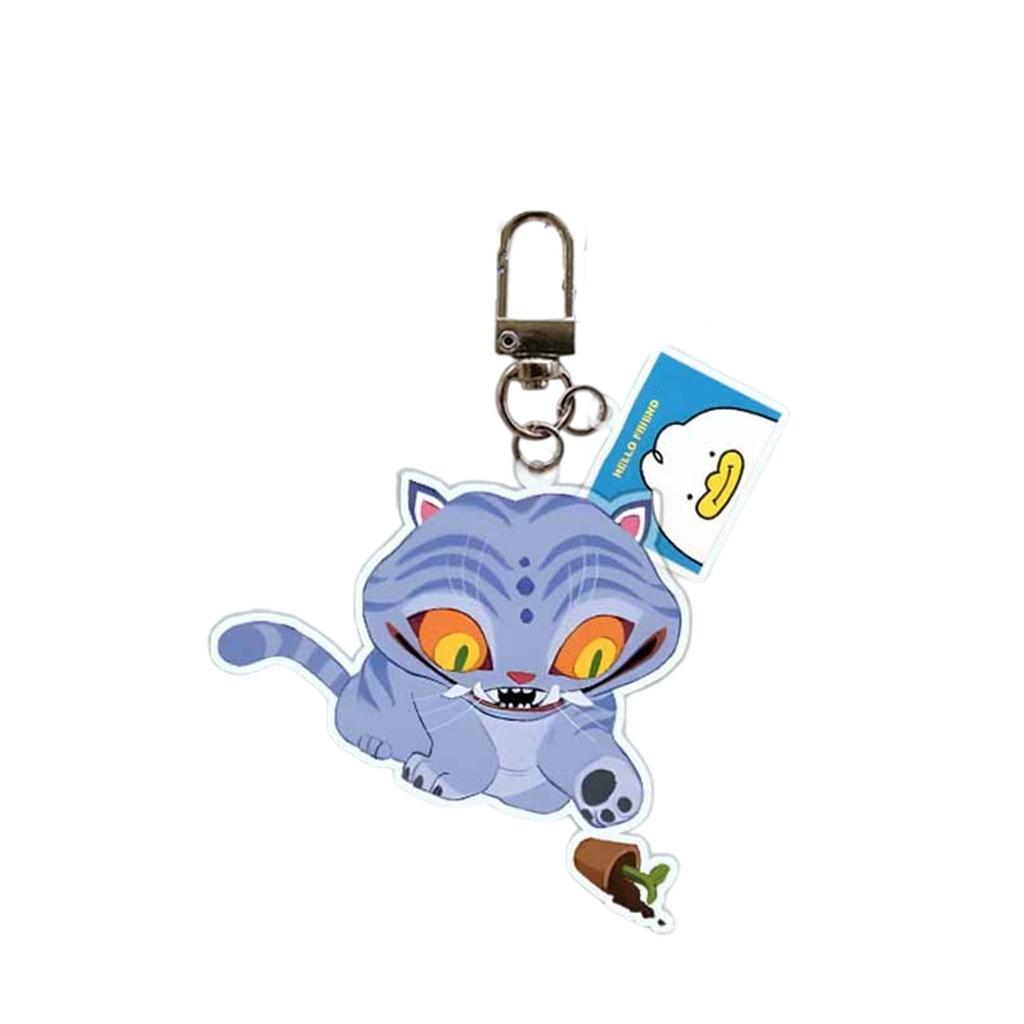 Cute Cartoon Acrylic Keychains - Adorable Character  Designs, Perfect Gift For Kids,  Acrylic Key Holders For Bags & Keys