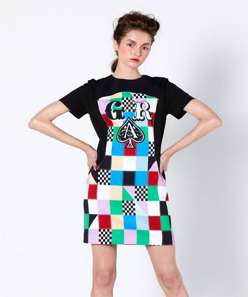 Greedius Print Dress