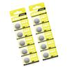 Pack of 10pcs CR1620 Lithium Coin Batteries 3V for Watch Electronic Scale and Thermometers Leak Proof Designing