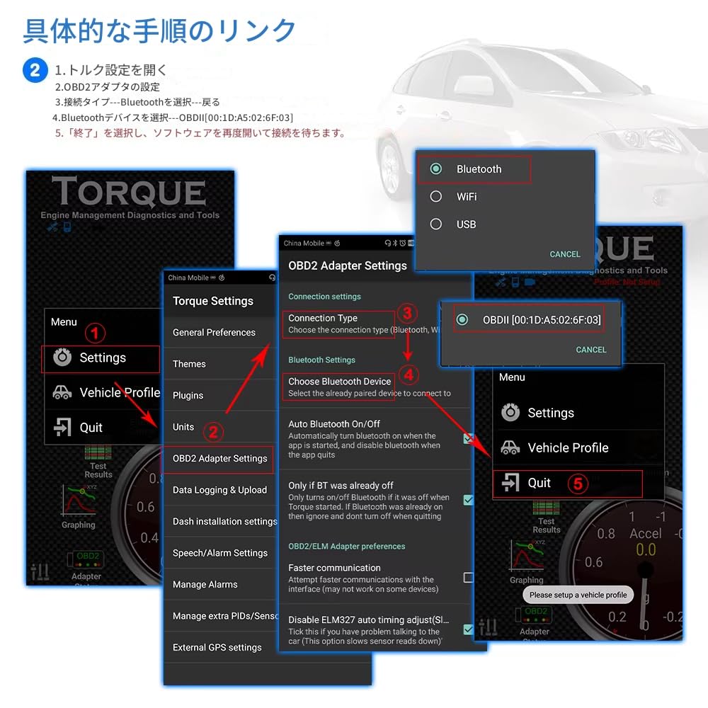 Zmart ELM327 Weißer OBD2 V2.1 Bluetooth Dongle Android Scanner Code Auto Detektor Code Leser Auto Scanner Diagnose Reparaturwerkzeug