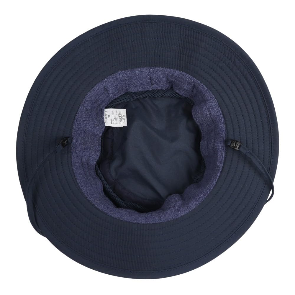 North Kids Horizon Water UV Removable Chin Urban S [The Face] Hat, Unisex, Repellent, Protection, Strap, Navy,