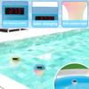 Floating Style Bath, Swimming Pool, Hydrotherapy Pool With RGB Ambient Light, Solar Electronic Digital Thermometers