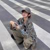 Women's Retro Plaid Long Sleeve Shirt - Autumn/Winter Loose Mid-Length Cardigan Style