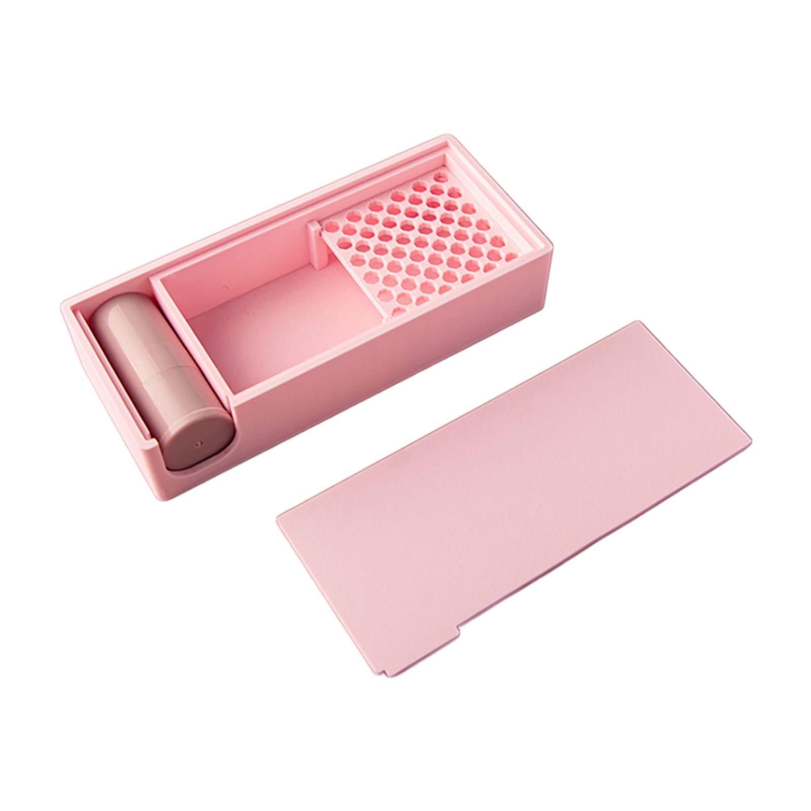 

Cornstarch Tapper Box Anti Adhesion with Brush Soft Clay Powder Box for Clay розовый