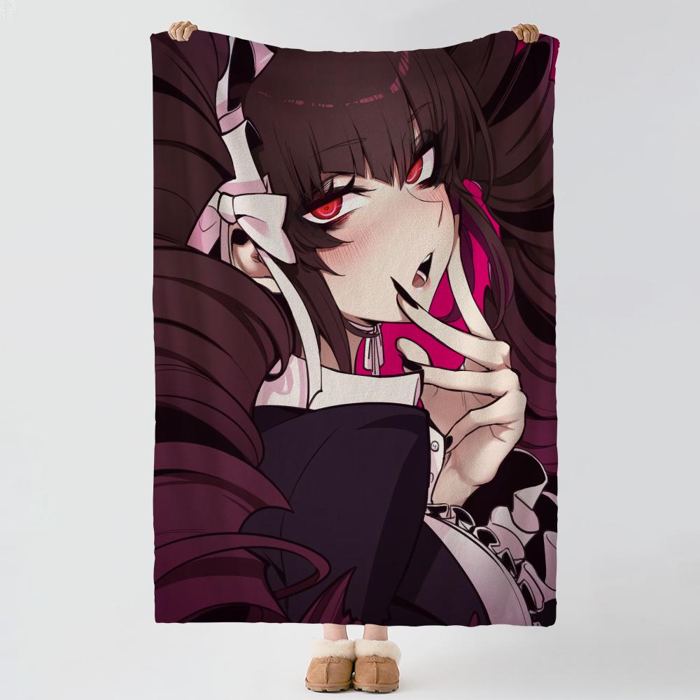 character C-Celestia Ludenberg-g Throw Thick Comfort Flannel Quilt, Multi-scene Use Indoor Outdoor Daily Nap