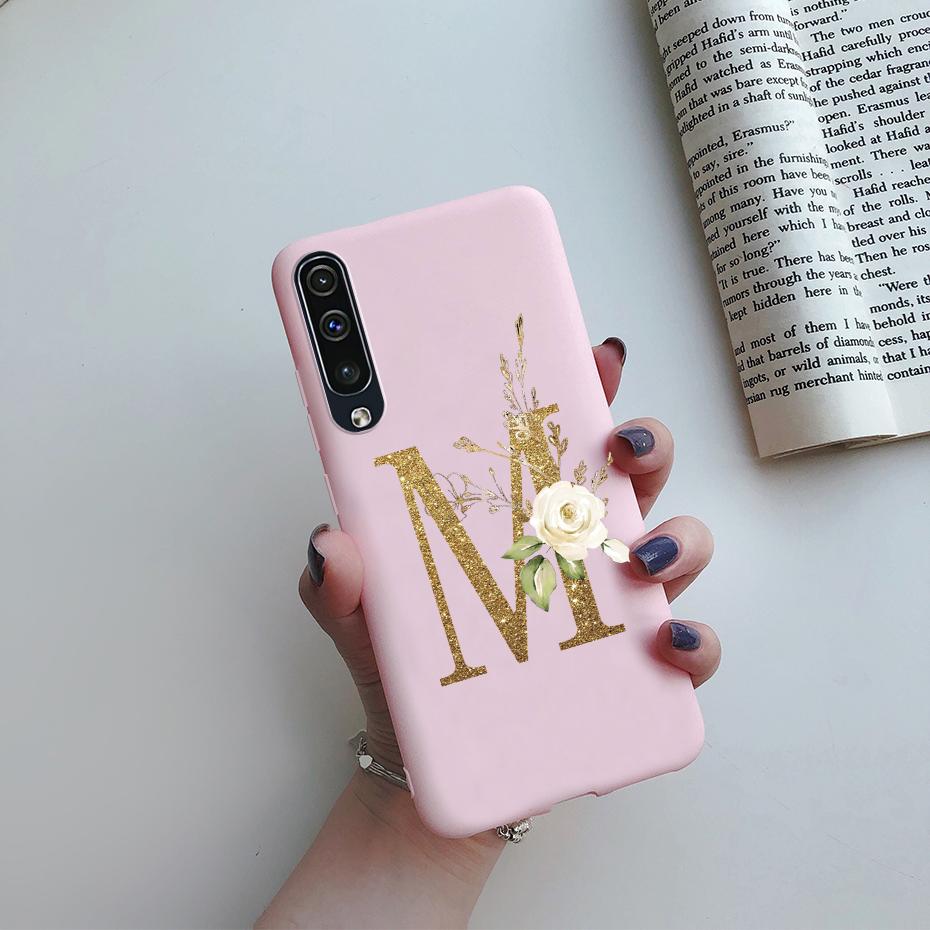 Case For Samsung Galaxy A50 A30 Case Silicone Cute Letters Soft Back Cover For Samsung Galaxy A30S A 30 50 A50S Case 2019 bumper
