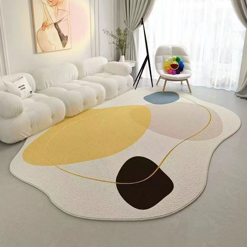 Irregular Carpet Living Room Non Slip Home Bedroom Bedside Carpet