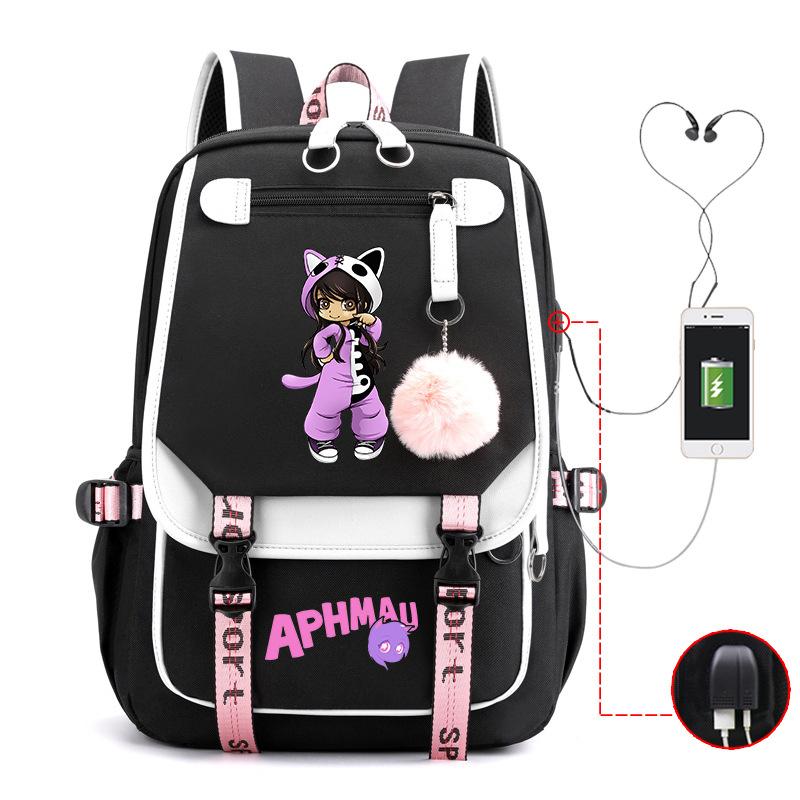 Harajuku Simple And Versatile Junior High School Student Schoolbag Female Lightweight Large-Capacity Junior High School Student Backpack