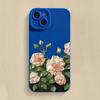 Rose Flower Phone Case For iPhone 16 Pro Max Case For iPhone 11 13 12 15 14 Pro Max 7 8 Plus XS X Soft Silicone Shockproof Cover