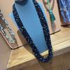 Multi-Layer Black Millet Bead Glazed Beaded Necklace Bohemian Style Stacked Necklace Collarbone Chain Female