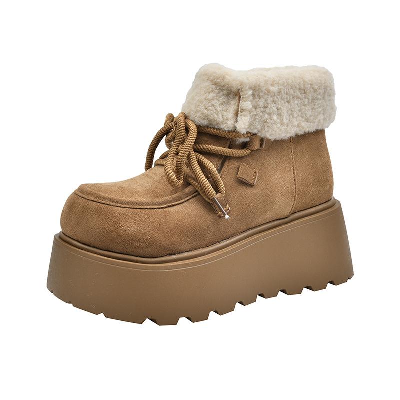 2025 winter foreign trade factory direct sales warm suede snow boots women's shoes short cotton wool shoes non-slip